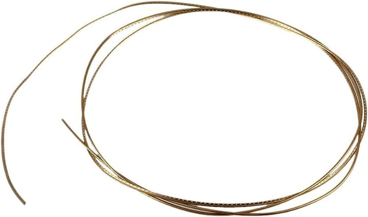yibuy 2 mm Breite Gold Messing Gitarre Bunddraht für Akustik Gitarren Musical Zubehör