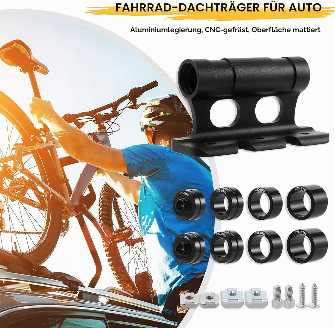 Gabelhalterung Fahrrad, Vielseitiger Bike Block Gabelhalterung Auto Fahrrad Dachträger Gabelhalterun