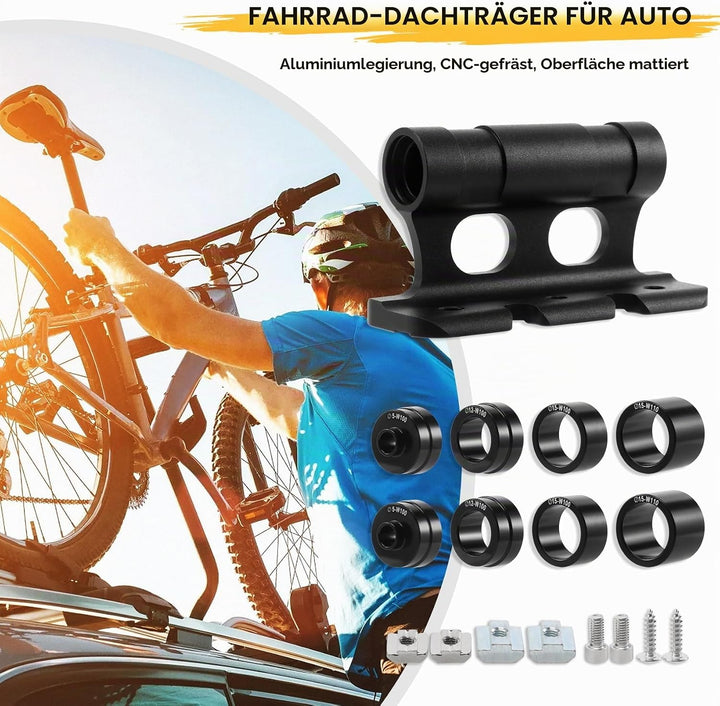 Gabelhalterung Fahrrad, Vielseitiger Bike Block Gabelhalterung Auto Fahrrad Dachträger Gabelhalterun