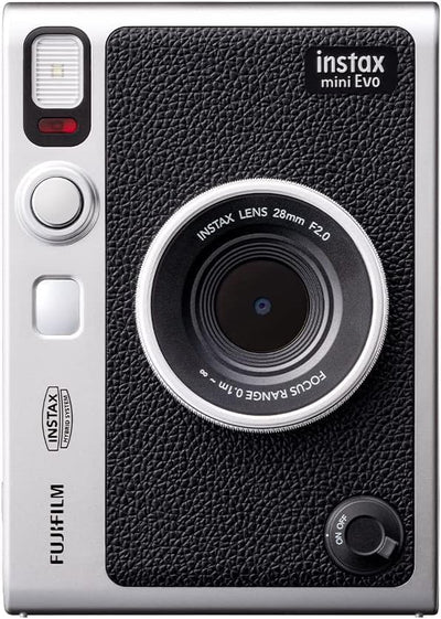 INSTAX Mini EVO Black (USB-C) + Mini EVO Kameratasche, schwarz Mit Kameratasche Schwarz, Mit Kamerat