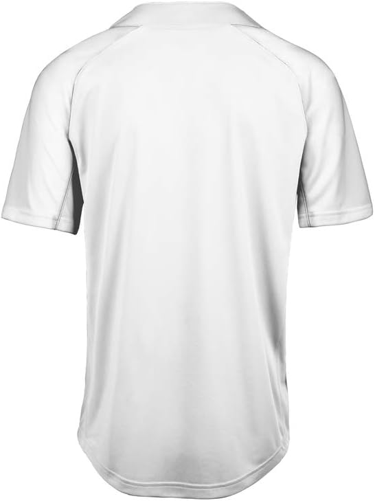 Mizuno Herren Aerolite 2-Button Baseball Jersey Jersey S Weiss, S Weiss