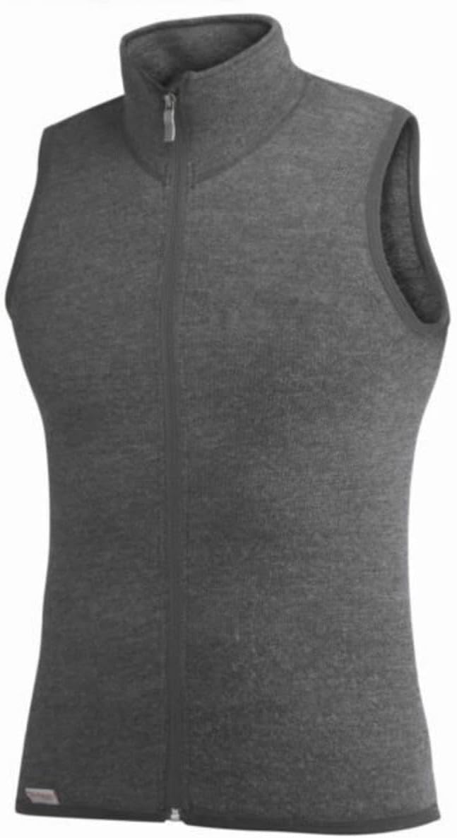 Woolpower Weste 400, Ullfrotte Wollweste M Grau, M Grau