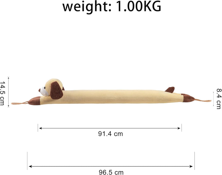HBselect Zugluftstopper für Türe, Quader Türdichtung Unten, Zugluftstopper Windstopper Schutz vor Lu