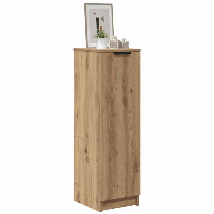 Refined Schuhschrank Artisan-Eiche 29,5x35x100,5 cm Holzwerkstoff Eiche Handwerklich, Eiche Handwerk