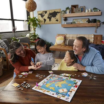 HASBRO JUEGOS MONOPOLY VIAJAR POR EL MUNDO +8 AÑOS