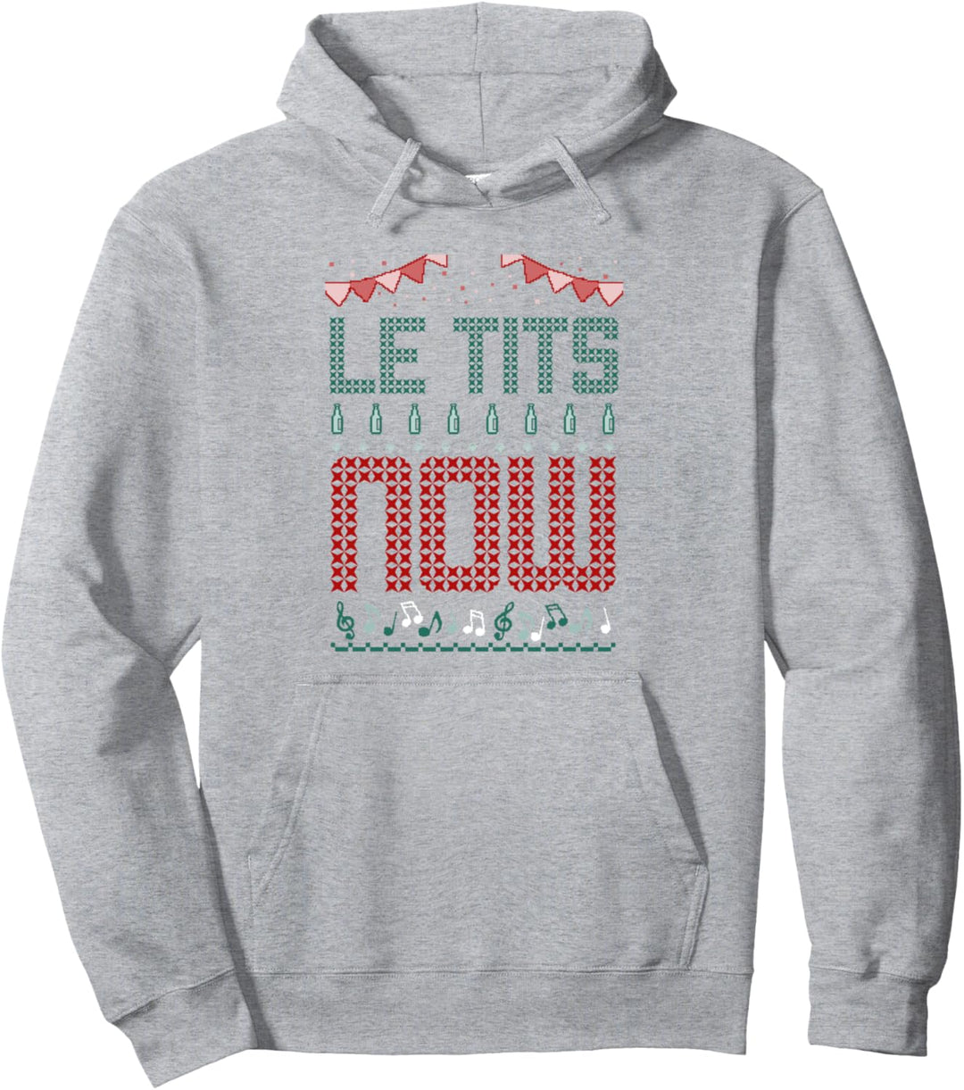 Le Titsnow Le Tits Now Hässliche Weihnachten Lass es schneien Pullover Hoodie