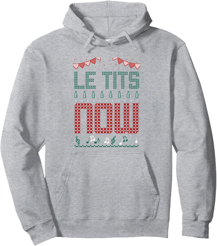 Le Titsnow Le Tits Now Hässliche Weihnachten Lass es schneien Pullover Hoodie