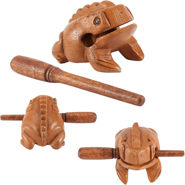 Tyenaza Hölzern Frosch Musikinstrument Knackfrosch Holzfrosch Thailand Traditionelles Handwerk Holz