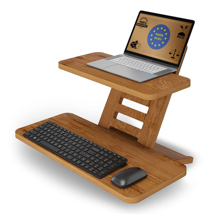 Generic Stehpultaufsatz, Stehpult, Laptopständer aus Holz, Stehtischaufsatz, Rednerpult, Schreibtisc