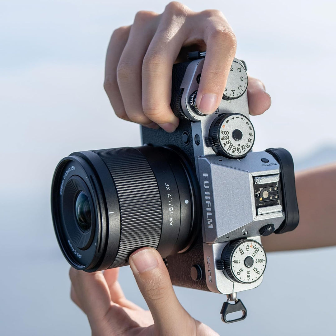 VILTROX 15 mm F1.7 XF Objektiv für Fuji, AF 15 mm f/1.7 Ultra-Weitwinkel-Autofokus APS-C XF Objektiv