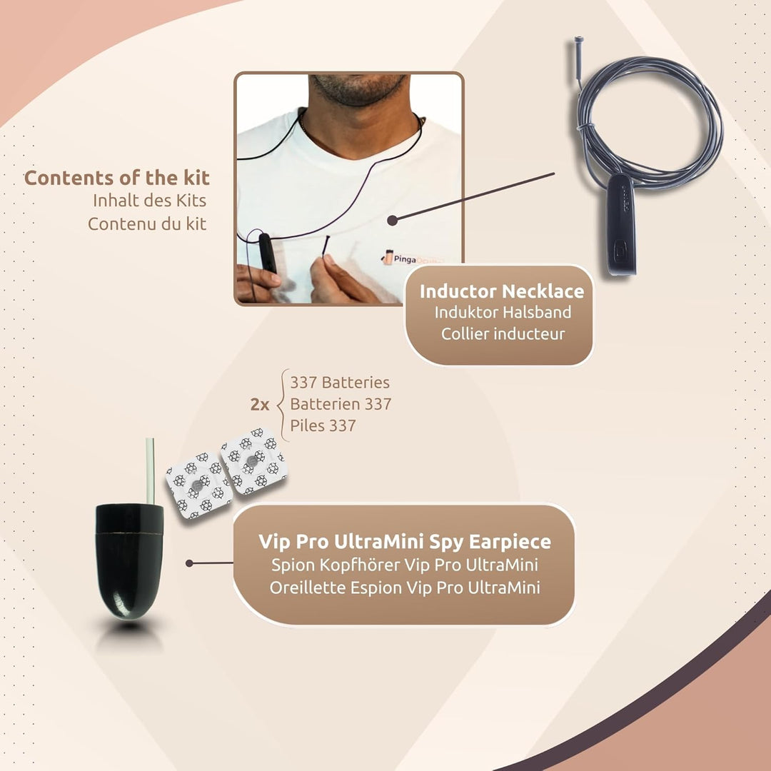 PingaOculto Spion Kopfhörer Bluetooth Prüfung Mini VIP Pro Unsichtbare Kopfhörer Handy Mikrofon Kabe