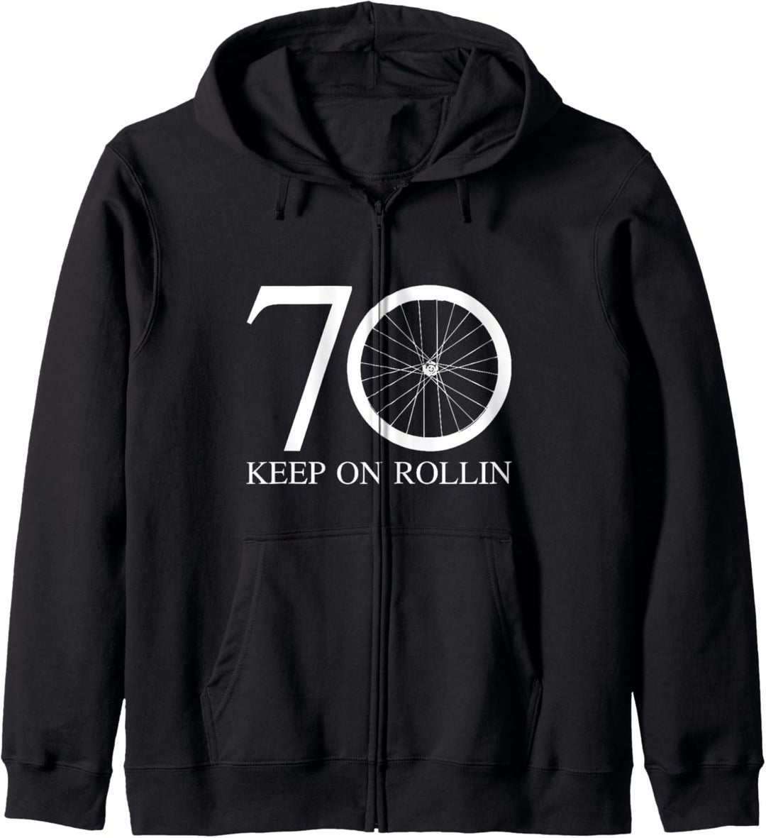 zum 70. Geburtstag für Radfahrer Kapuzenjacke