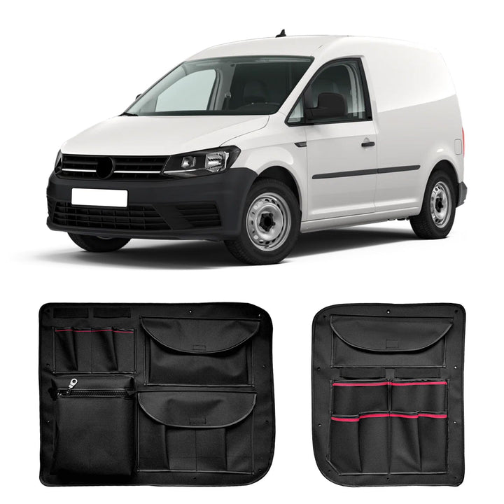 Scheunentüren Aufbewahrungs-Organizer Kompatibel mit VW Caddy 2003-2021, 2pcs Scheune Arbeit Werkzeu