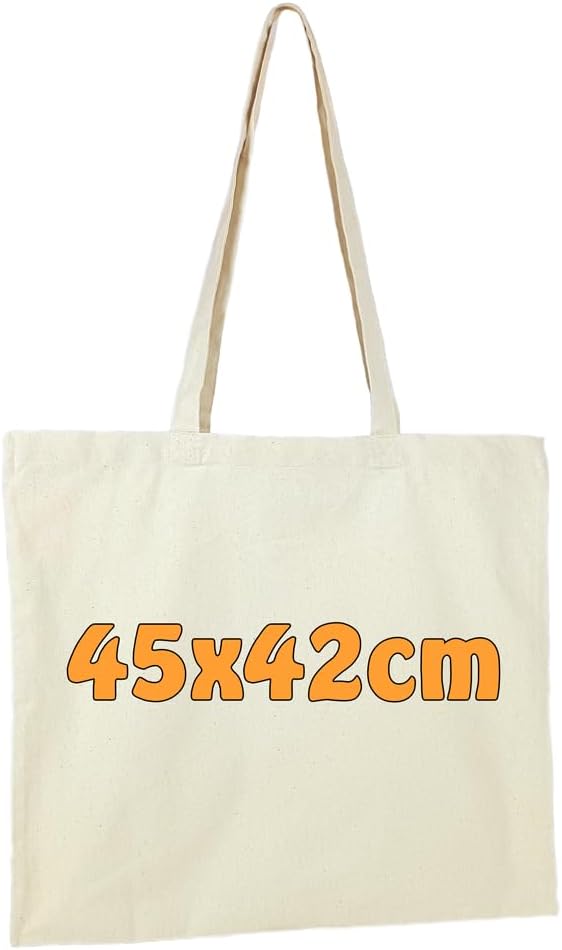 Cottonbagjoe | Baumwolltasche | Jutebeutel | Baumwolltaschen | Querformat | Zwei Langen Henkeln | 45