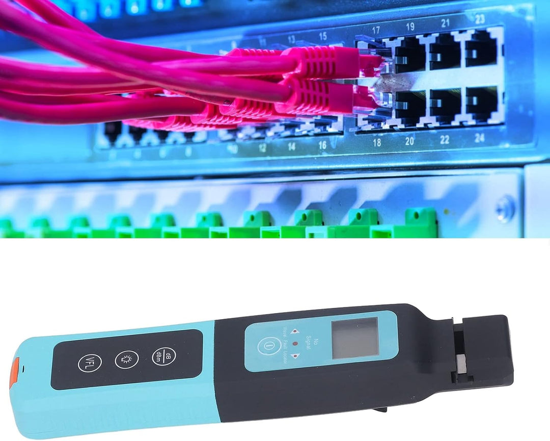 Bewinner Universal Live Optical Fiber Identifier, Handheld Optical Fiber Tester Support 2 Mm, 3 Mm,