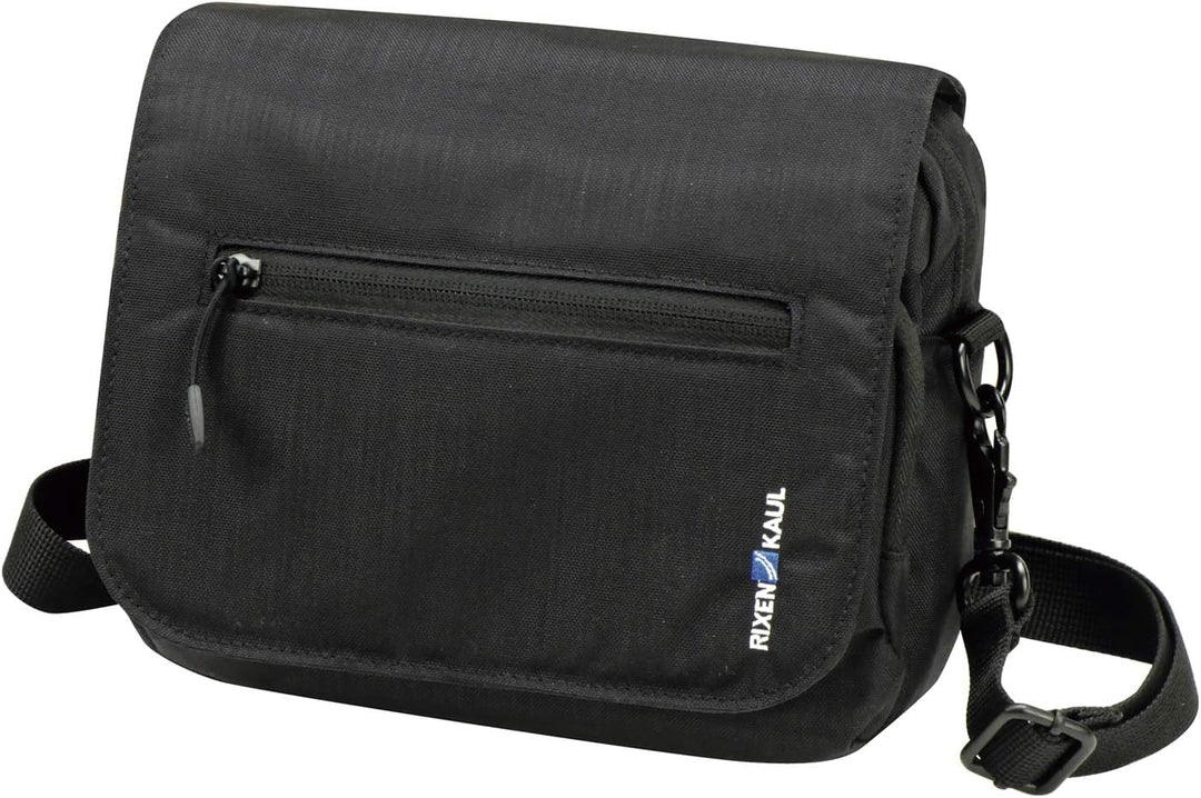 KLICKfix 0275PS SmartBag Touch Stuurtas, Black-Red, 1,8 Liter Bundle mit Lenkeradapter Ohne Schloss,