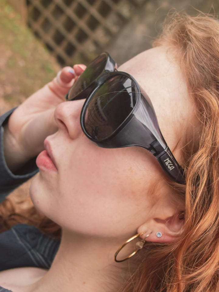 ActiveSol Überziehbrille Damen MEGA | Sonnenbrille gross | polarisiert | UV400 | Sonnenbrille über B