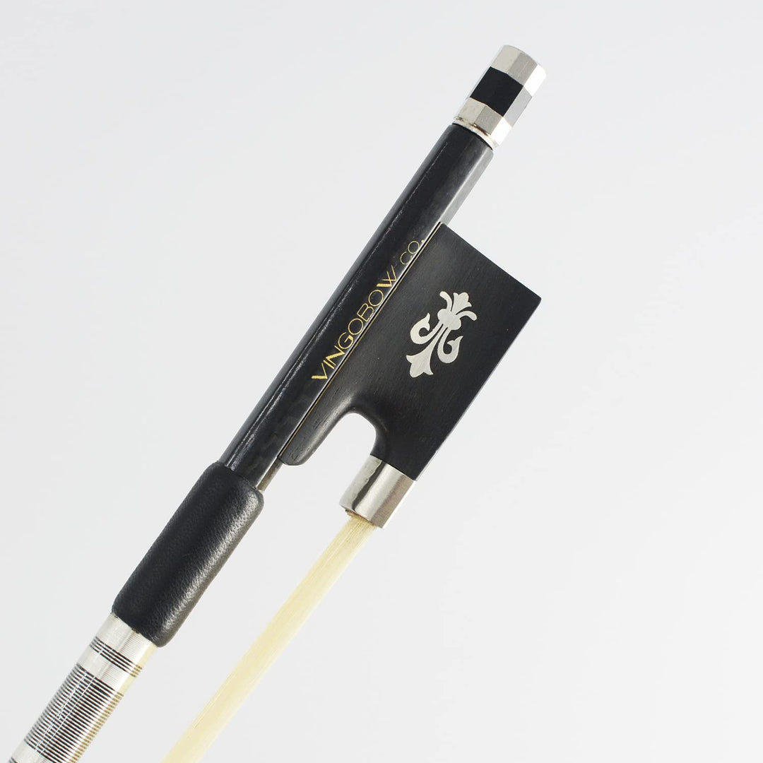 VINGOBOW 4/4 Grösse New Textured Carbonfiber Geigenbogen Beliebtes Modell Gut ausgewähltes Rosshaar