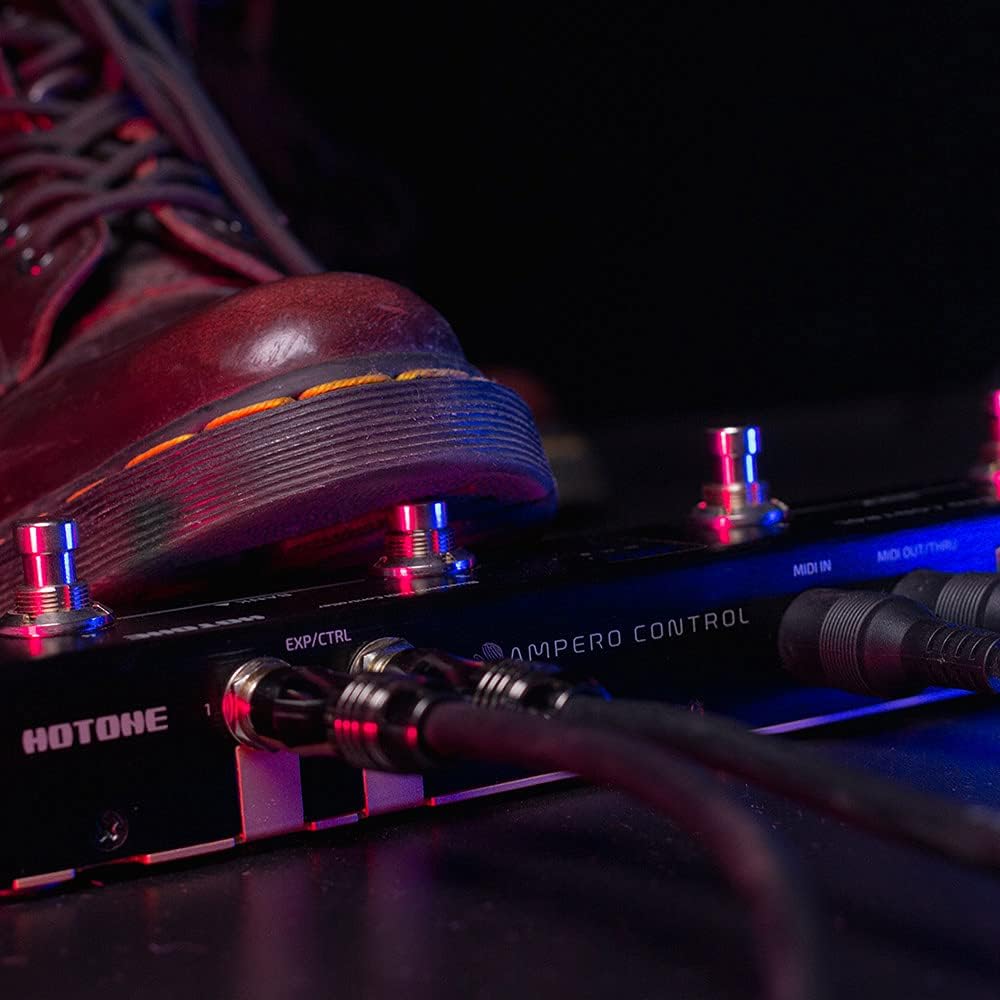 HOTONE MIDI Foot Controller Pedal Bluetooth Ampero Control 4 Taste