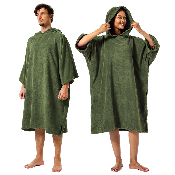 Winthome Poncho Schnelles Trocknen, Badeponcho Strand Umziehhilfe, Surf Poncho Leichtgewicht mit Tas
