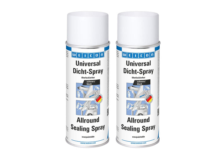 WEICON Universal Dicht-Spray 400 ml 2er Set | Dichtmittel für den Innen- und Aussenbereich | Sprühku