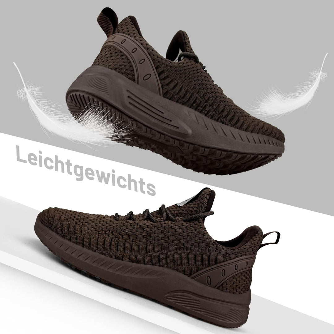 Feethit Turnschuhe Herren Laufschuhe Sportschuhe Sneaker rutschfeste Gummisohlen Leichte und Atmungs