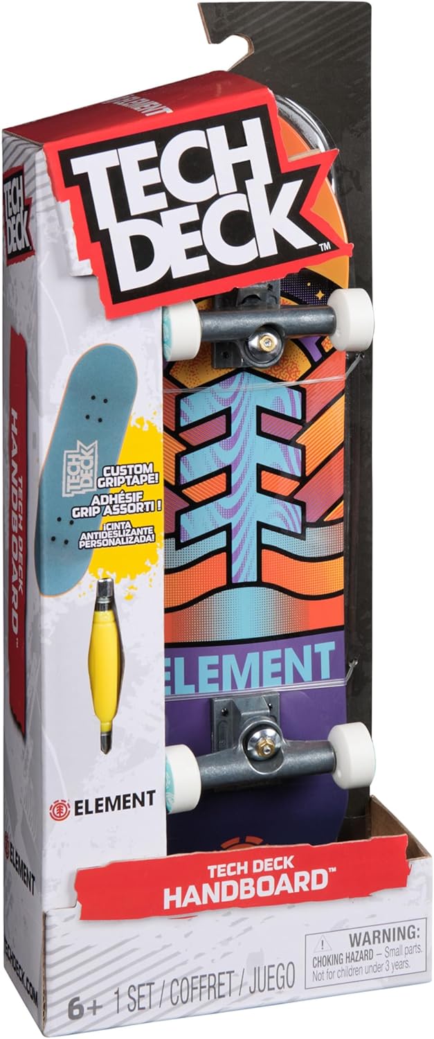 Tech Deck, Element Handboard, echtes Mini-Skateboard, Spielzeug für Jungen und Mädchen ab 6 Jahren (