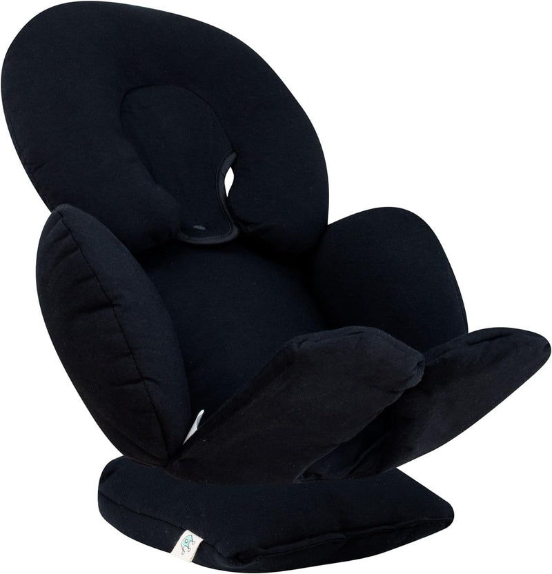 JYOKO Kids Sitzverkleinerer Antiallergikum Universal Baby 100% Baumwolle (Black Series, Enthält Kopf