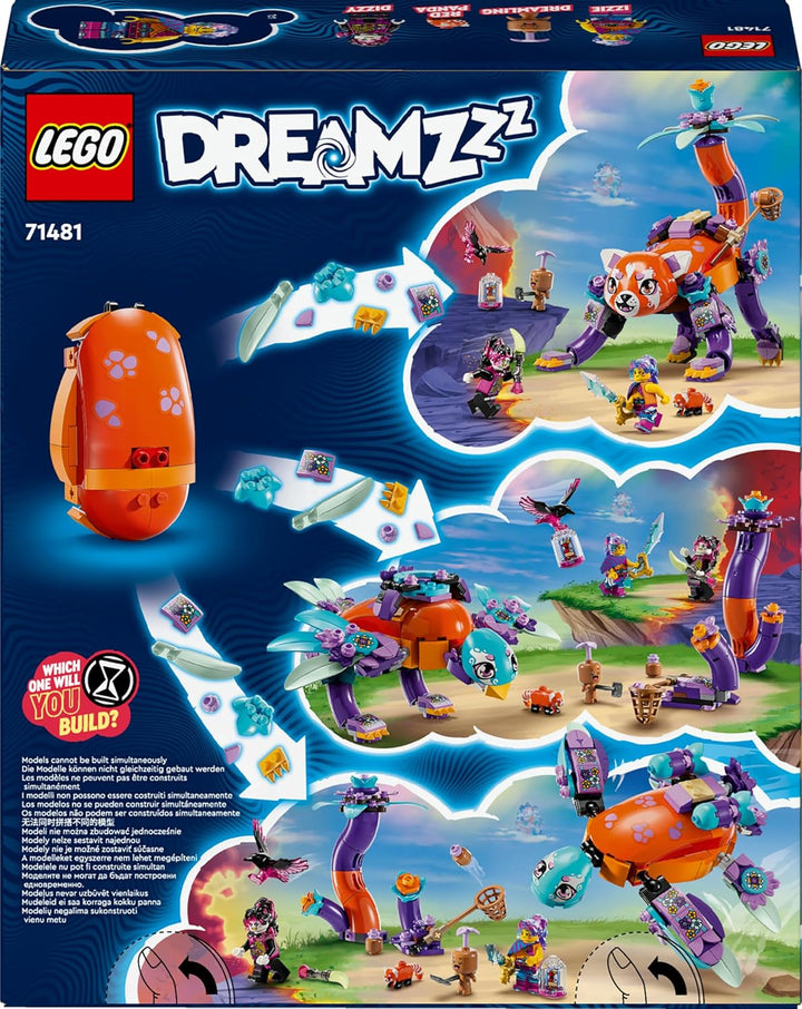 LEGO DREAMZzz 3in1 Izzie’s Dream Animals Set, Panda to Turtle to Bird Building Toy for 8 Plus Year O