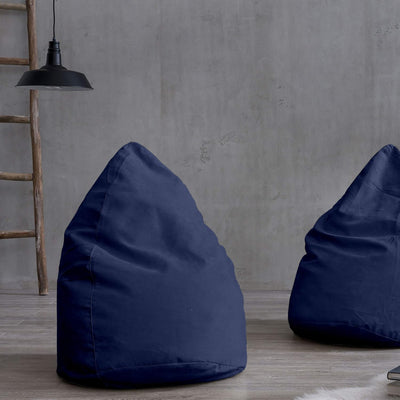 Lumaland Sitzsack Luxury 60x45cm | Microvelours Beanbag mit extra weichem & robustem Stoff | Für Erw