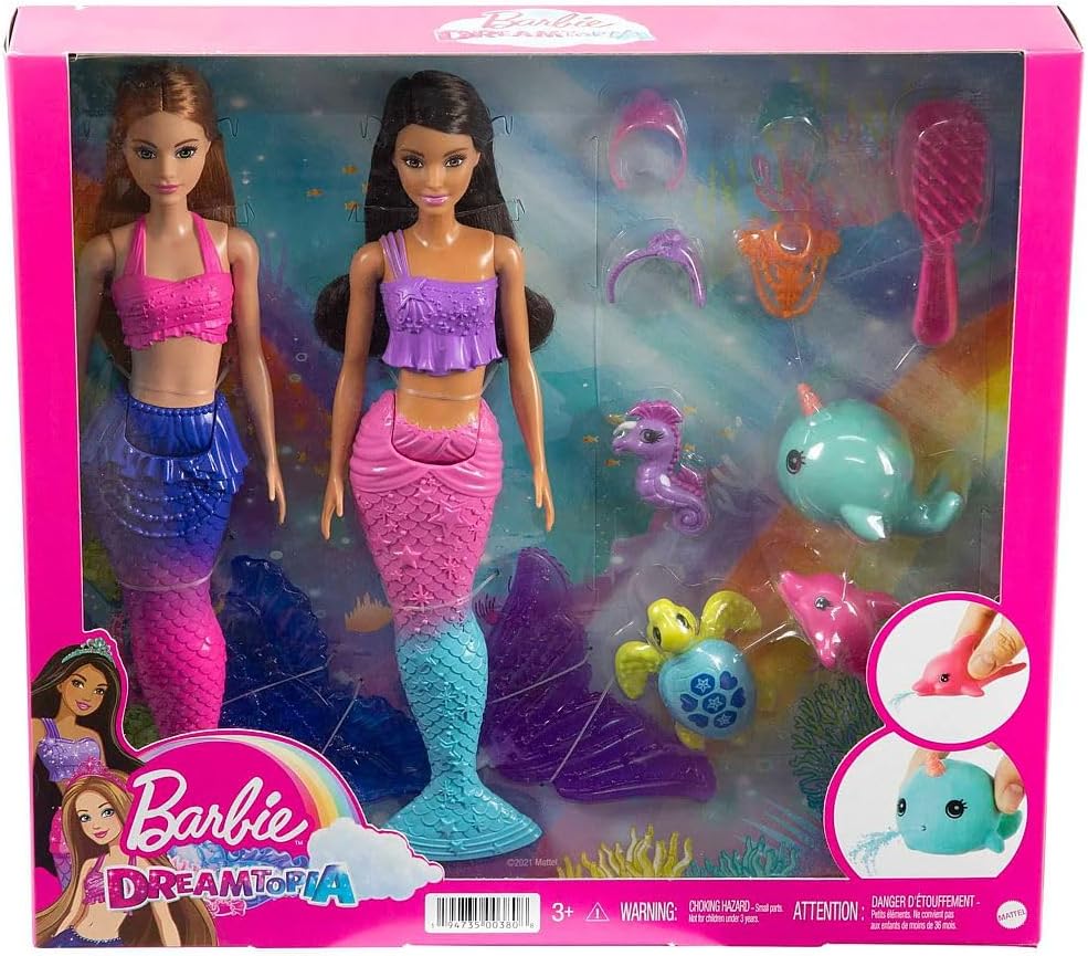 Mattel Barbie Dreamtopia Ocean Adventure Puppen und Zubehör