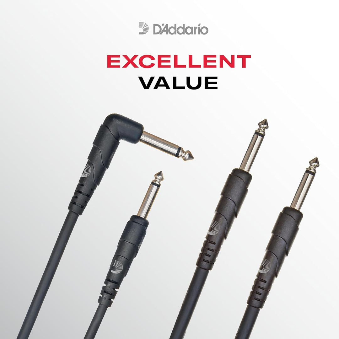 D'Addario XLR Kabel - XLR Mikrofonkabel - Classic Serie - XLR Hembra und 1/4 Pulgadas - 7.62 Zähler