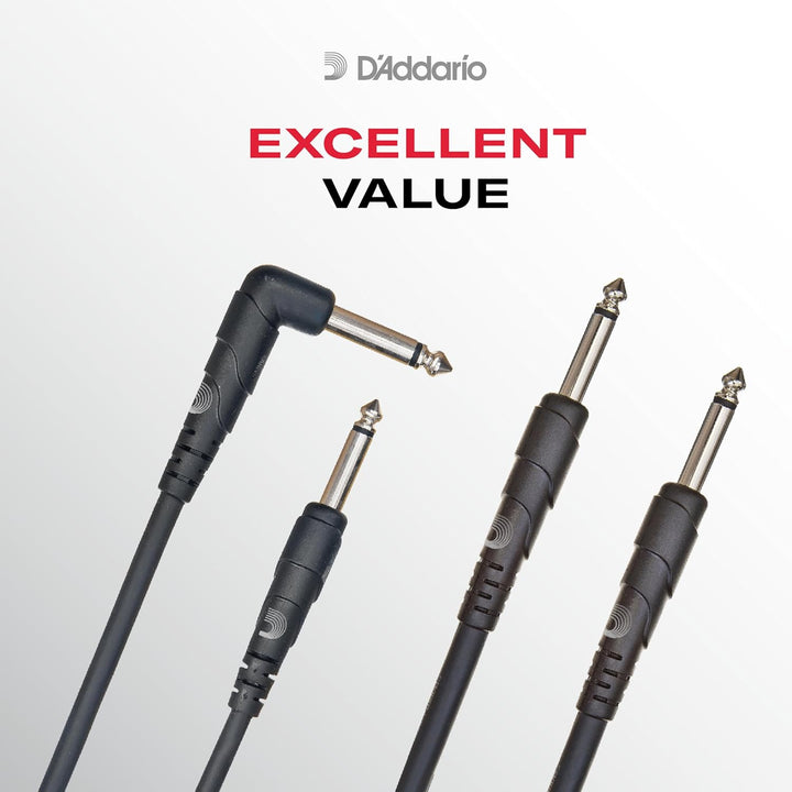 D'Addario Seaker Kabel - Klassische Serie - 1/4 Pulg Macho und 1/4 Pulg Macho - 15.24 Zähler - 1-Pac