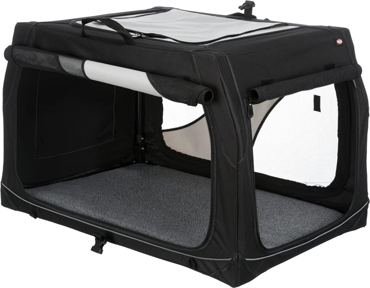 Trixie 39722 Mobile Kennel Vario 30, S–M: 76 × 48 × 51 cm L 76 x B 51 x H 48 cm, L 76 x B 51 x H 48
