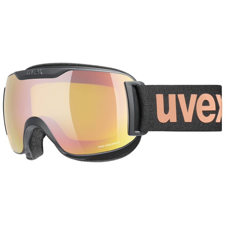 Uvex Unisex Downhill 2000 S Cv Skibrille (1er Pack) Einheitsgrösse black mat/rose-yellow, Einheitsgr