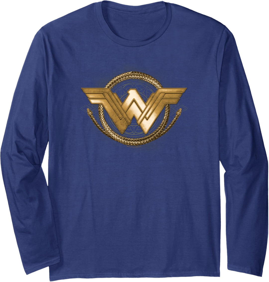 Wonder Woman Movie Lasso Logo Langarmshirt