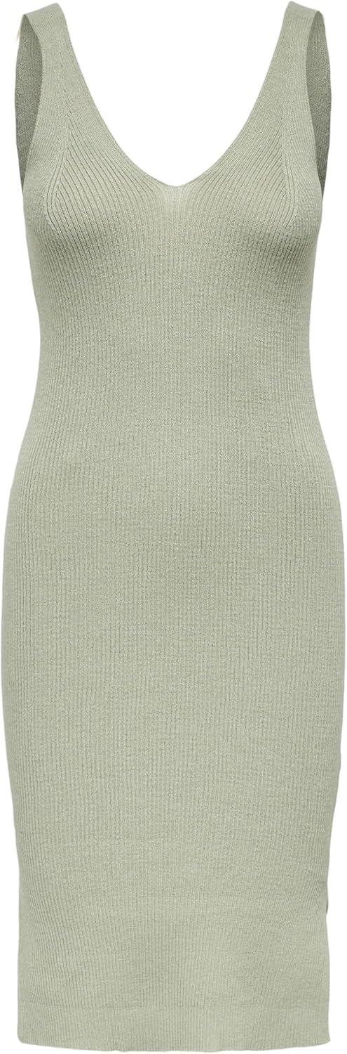 ONLY Damen Onllina Sl Slit Dress KNT, S Elm
