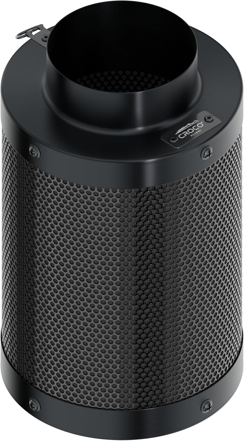 Croco - Aktivkohlefilter Grow - Kohlefilter für Growzelt - Growbox, Growzelt, Hydrokultur, Zuchtzelt