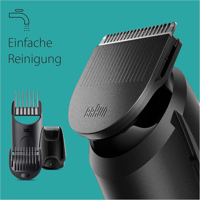 Braun All-In-One Bartpflege Bodygroomer Set, 6-in-1 Barttrimmer, Trimmer/Haarschneider Herren, Haars