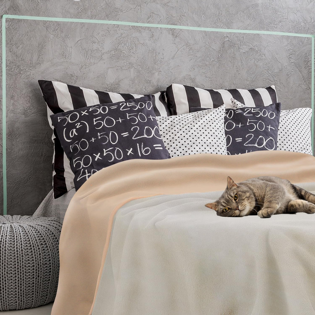 Pawsee wasserdichte Hundedecke, Haustierdecke wasserdichte Decke Sofa Welpe Katze Fleece Überwurf Be