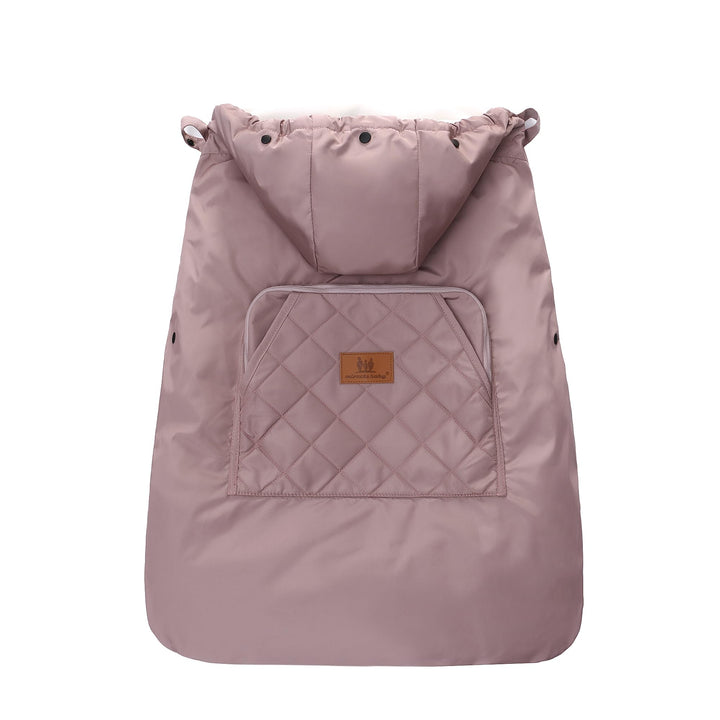 Winterbezug für Babytrage, Warm Universal Babytragebezug Wasserdicht Tragecover für Babytragen (Rosa