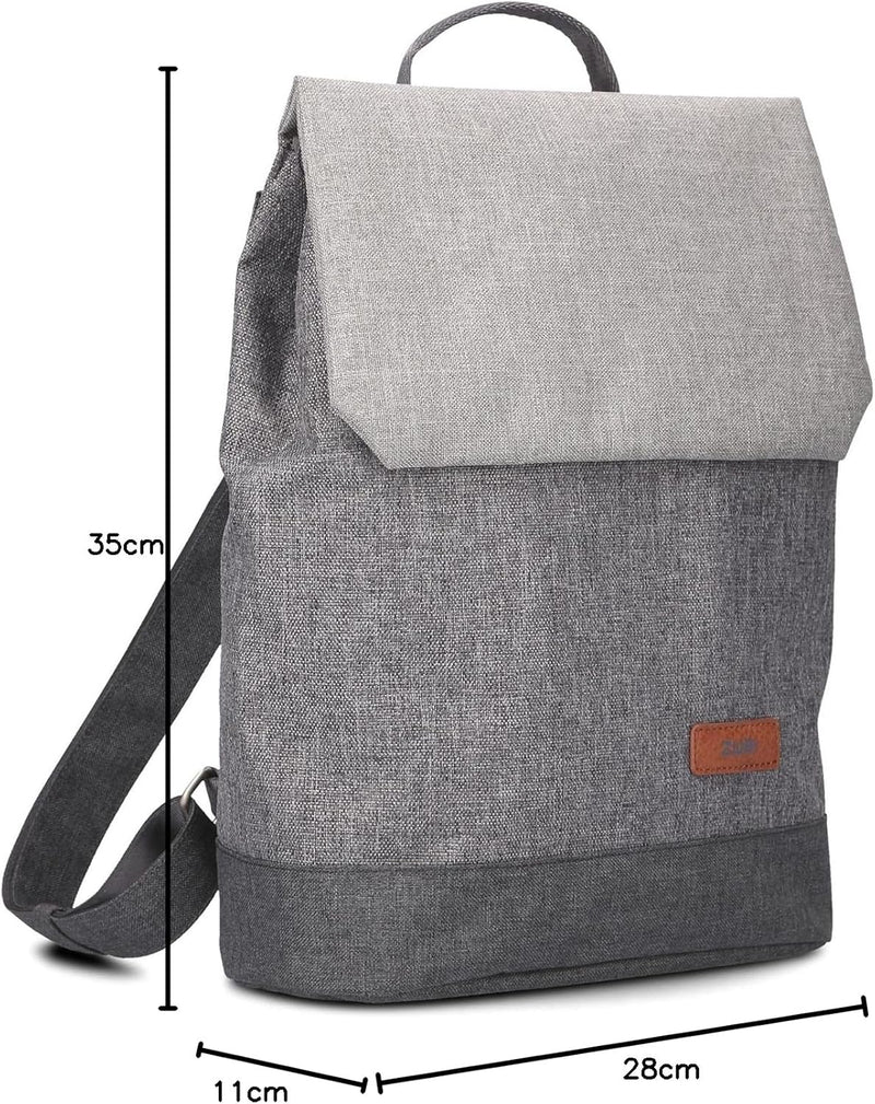 Zwei BENNO Rucksack BE130 stone, Stone