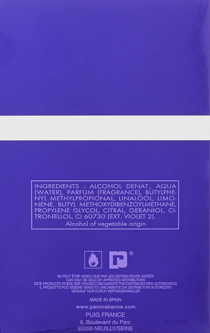 Paco Rabanne Ultraviolet Man EDT Spray 100 ml, 1er Pack (1 x 100 ml) Minze 100 ml (1er Pack), Minze