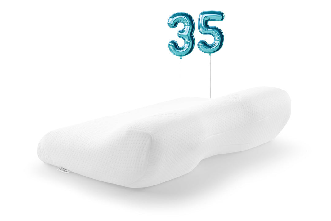 TEMPUR ErgoPlus MDV Kopfkissen Memory Foam, ergonomisches Nackenstützkissen für Rücken- und Seitensc