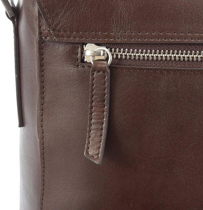 Esquire Vienna Bags Messenger mit Laptopfach 40 cm Mocca, Mocca