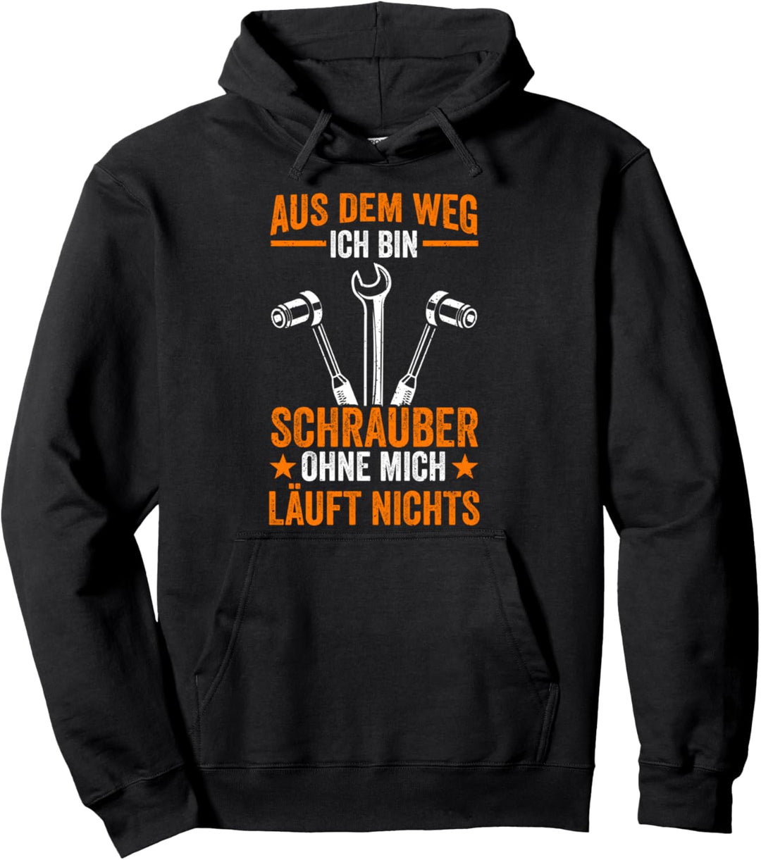 Schrauber Mechaniker Garage KFZ Mechatroniker Pullover Hoodie