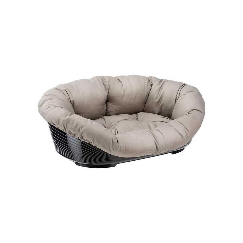 Ferplast Hundebett Hundesofa Katzenbett Hundematte SOFA' 6 Kunststoffkorb mit Waschbarem Gepolsterte