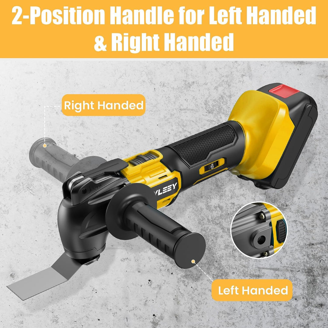 Akku Multifunktionswerkzeug für Dewalt 18V/20V Akku, Oszillationswerkzeug Multitool mit Bürstenloses