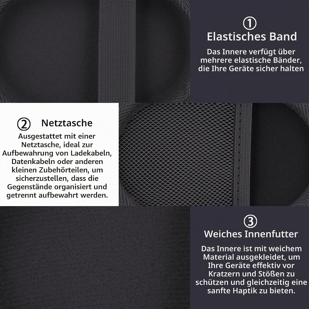 co2CREA Case Harte Reiseschutzhülle Etui Tasche für Logitech Pebble Mouse 2 M350s /M350 Pebble/Logit