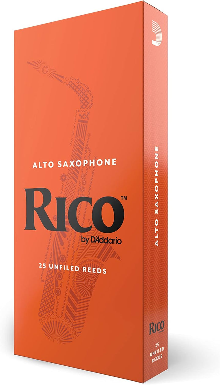 Rico by D'Addario Saxophon Blätter | Hochpräzise gefertigt | Alt Saxophon Blätter 3,5 Stärke | 25er-